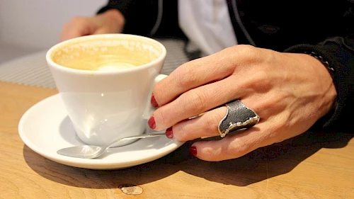 Kaffee und Ring Ring als persönliches Mitbringsel