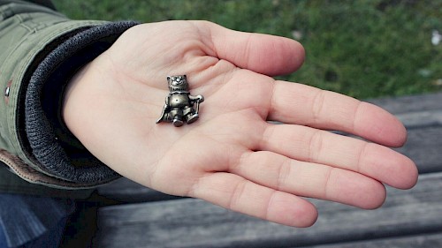 Gestiefelter Kater Gestiefelter Kater aus Metall