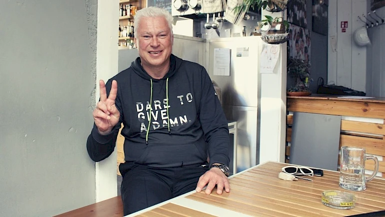 Fußballer Toni Polster im Gespräch