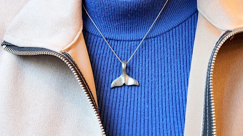 Monofin-Kette von Freediverin Christin Gerstorfer