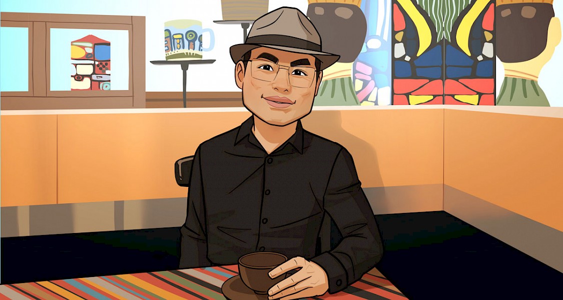 Interview mit Schnellzeichner & Karikaturist Xi Ding - ©Xi Ding Karikatur von Schnellzeichner Xi Ding - ©Xi Ding