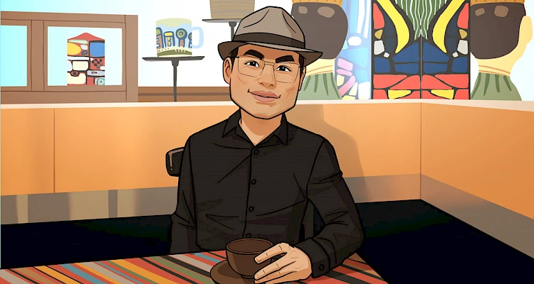 Interview mit Schnellzeichner & Karikaturist Xi Ding - ©Xi Ding Karikatur von Schnellzeichner Xi Ding - ©Xi Ding