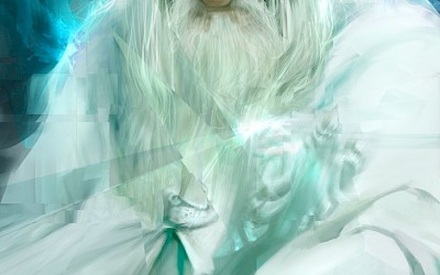 Karikatur von Gandalf - ©Xi Ding
